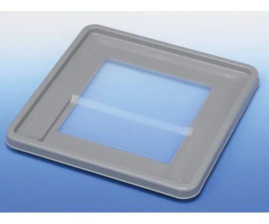 67-7316-81　TP Standard Container TP330 Lid Window Card with Hole Light Gray/Transparent　70245600GL802TM