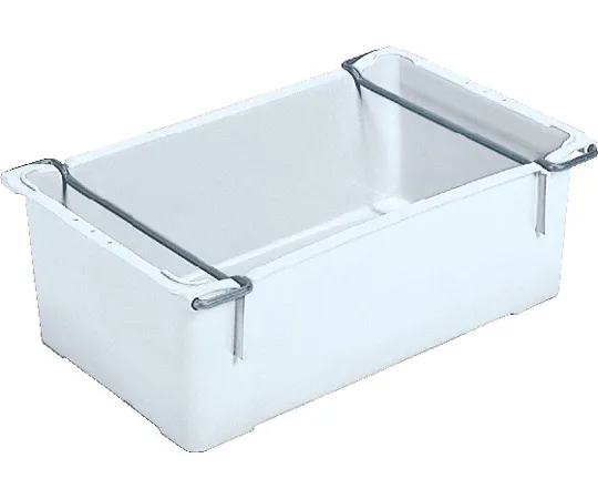67-6588-39　Large Container with Stainless Steel Handle Milky White　20390102WHNA