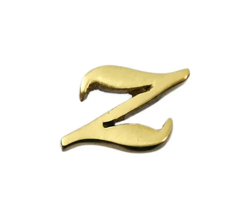 61-7431-03 黄铜金字小写字母Z QS20-Z