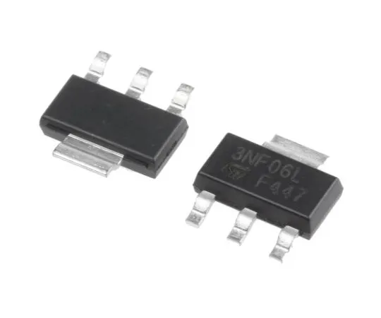 63-4820-25　STN3NF06LN通道MOSFET,4A, 60 V STripFET,3+TabPinSOT-223意法半导体　STN3NF06L