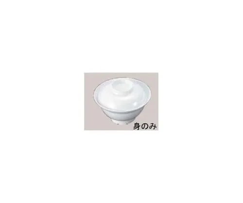 61-6840-37　Melamine Dish Bowl for School Meal No. 60 Large White　2454100