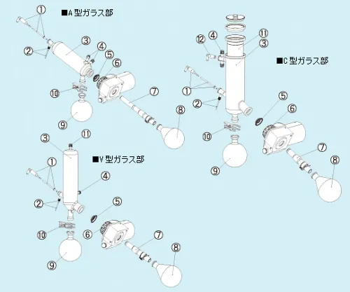 61-4426-81　［已停用］带PTFE管螺钉的盖　050250-12