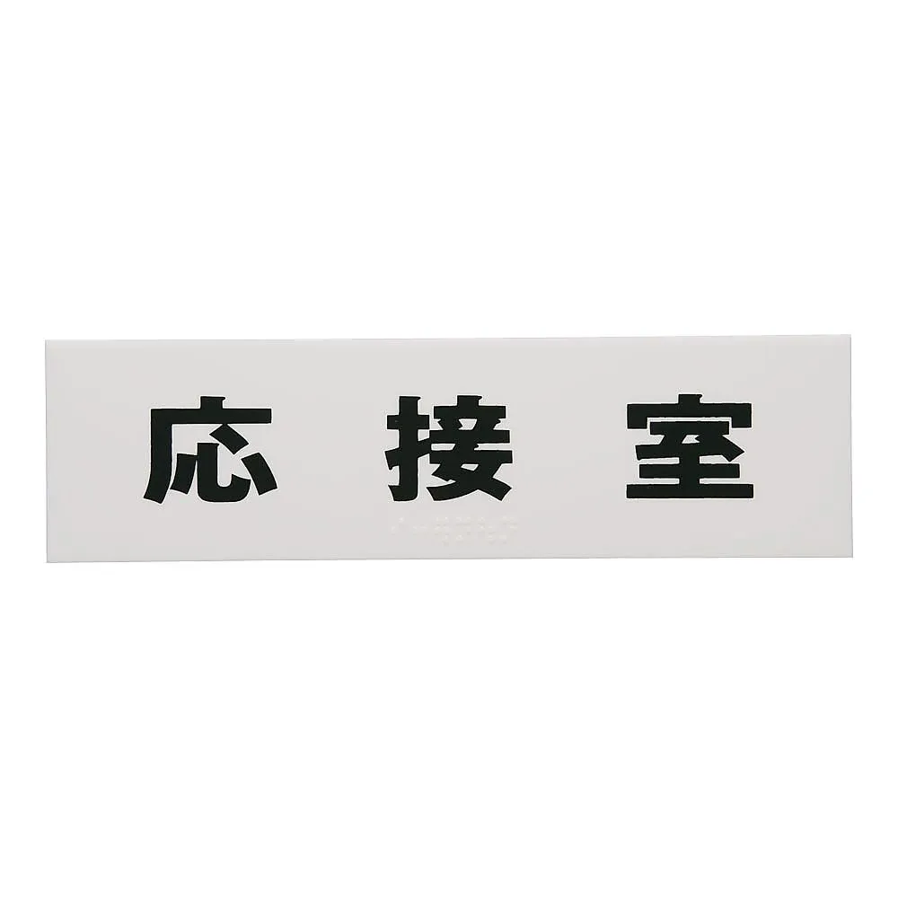 62-6314-71 Braille Sign Reception Room TS268-5