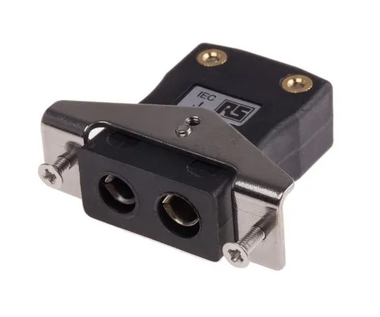 63-4799-26　RS PRO IEC标准面板安装插座连接器，适用于J型热电偶J型，标准J型　456-0089