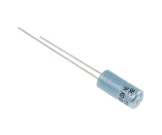 63-4739-25　Vishay47μF25V直流铝电解电容器，通过5号孔 (Dia。)x 11 mm+105°5 mm 2.5 mm　MAL211656479E3