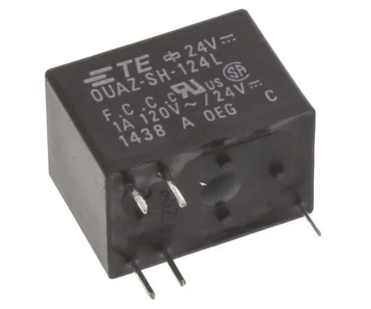 63-4841-35　TEConnectivityQUAZSPDT非锁定继电器PCB安装，24V直流线圈，1A　OUAZ-SH-124L