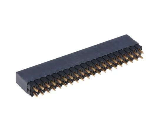 63-4746-99　Samtec ESQ系列2.54毫米间距40道2线直PCB插座，通孔，焊点终止　ESQ12012GD