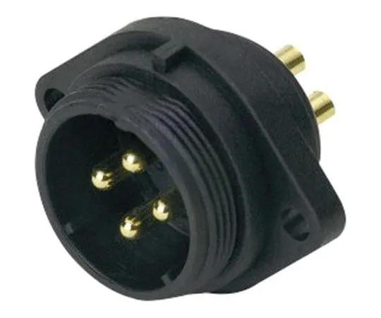 63-4684-60　RS PRO法兰安装连接器，2个触点插座　131-6378