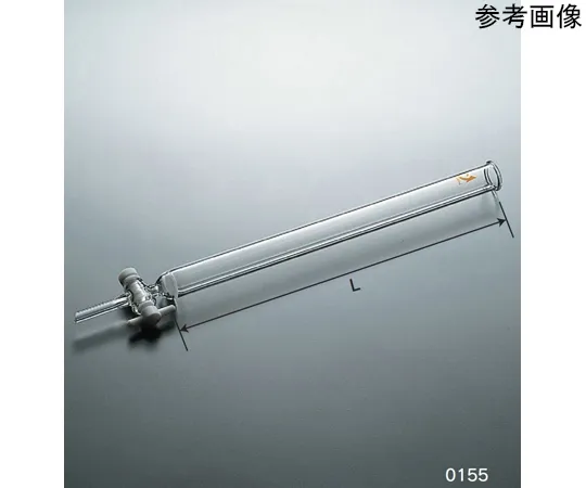 64-9631-13　Chromatography Tube (With G3 Filter/Teflon Cock) 10 x L500　CL0155-01-203