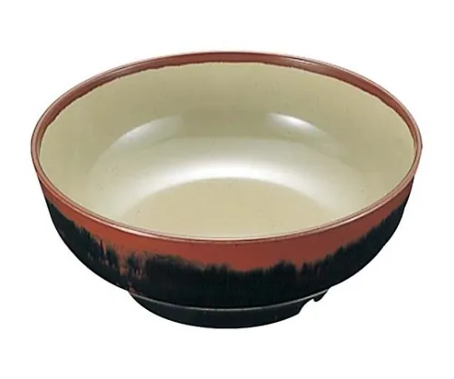 61-6835-42　Melamine Japanese Cabinets Chojiro Kama Donburi AN-72 Large Gauchi Wakakusa　2428110