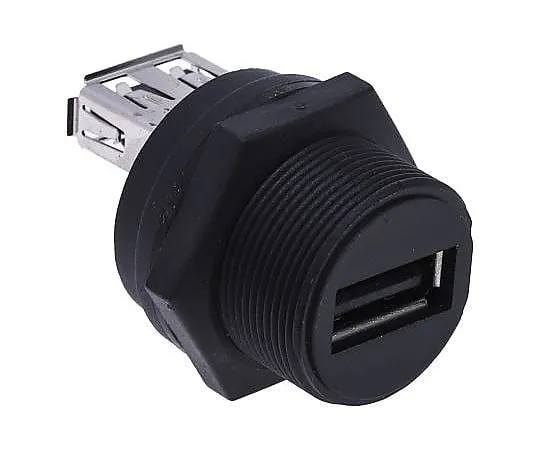 63-4662-03　RS PRO,直板，面板安装，插座类型迷 IP67USB连接器　111-6759