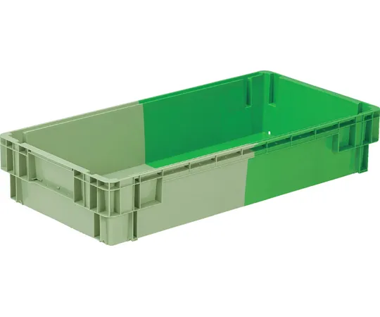 67-7109-47　SN Container B#100 with Bottom Draining Hole Green/Green　21010100GR601GR604