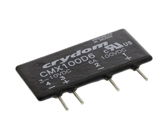 63-4743-11　Sensata/Crydom 6 A rms固态继电器，DC, PCB封装，MOSFET, 100 V最大负载　CMX100D6