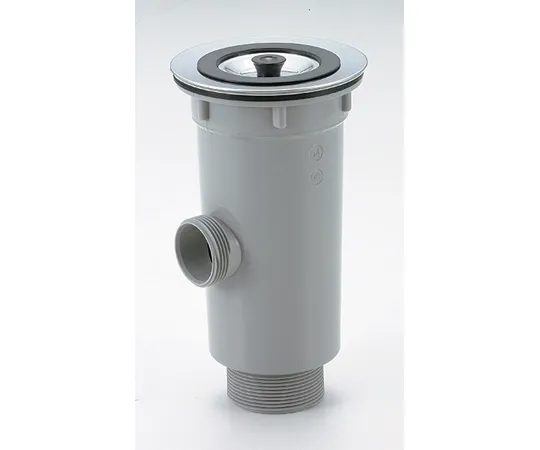 68-0508-09　Small Drain Trap G2 with Screw Overflow A Lid/Resin Basket Specification Ace M Horizontal 2 Inch　TO-198NLAP