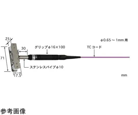 65-3529-65　Running Line Temperature Sensor MW Series -50~250°C φ0.65~1 mm E Type　MW-31E-TC1-ASP