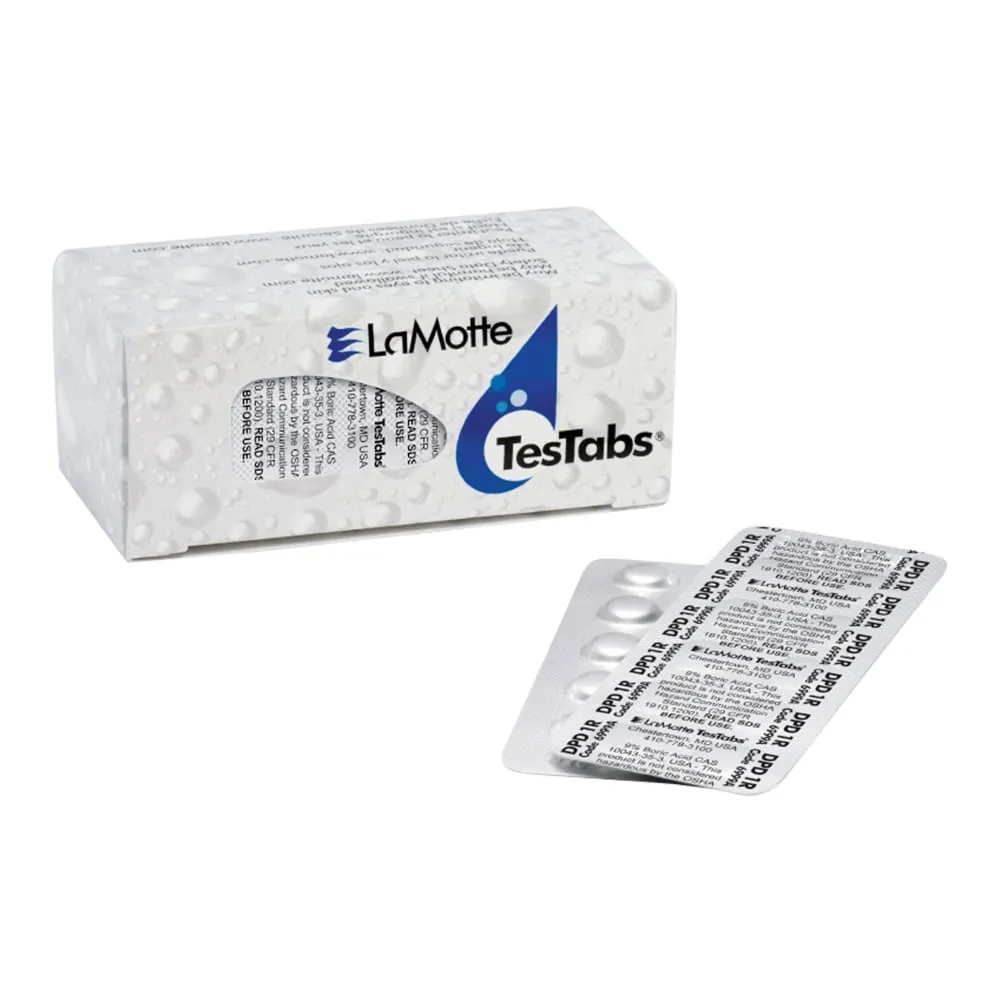 4-4757-11　［Discontinued］Residual chlorine measurement kit/Wide range type replacement DPD tablet (for free residual chlorine) 100 doses　6999A-J