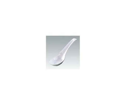 61-6771-54　Melamine Ramen Wrench Spoon Hook Type White C-74　2426910