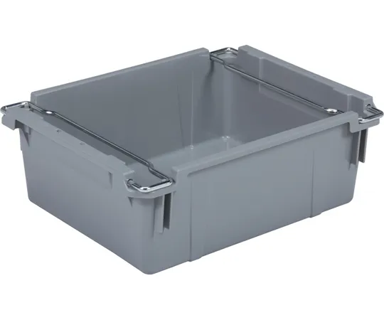 67-6592-27　Container 27NB with Hole Handle Light Gray　20278501GL802