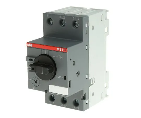 63-4795-89　ABB手动3 P电机保护断路器，690 V交流，1、3相，IP20　MS116-6.3
