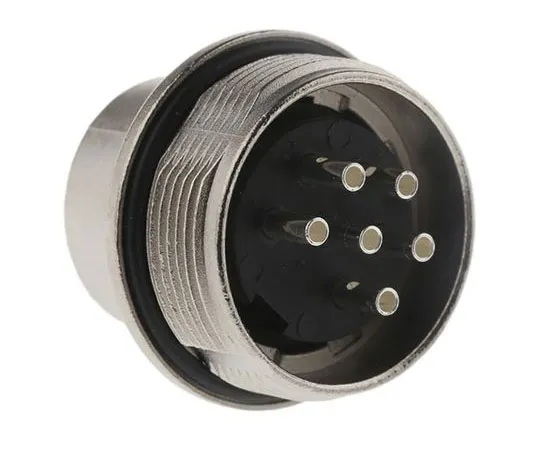 63-4698-70　氨酚C091D系列，6极丁插头，5 A, 300 V交流/直流IP67　C091-31W006-1002