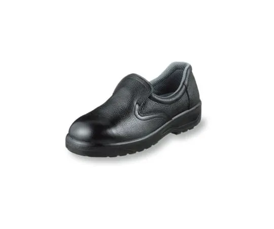 64-6536-22 Urethane 2-Layer Slip-On Shoes Black 23.5 cm AG117