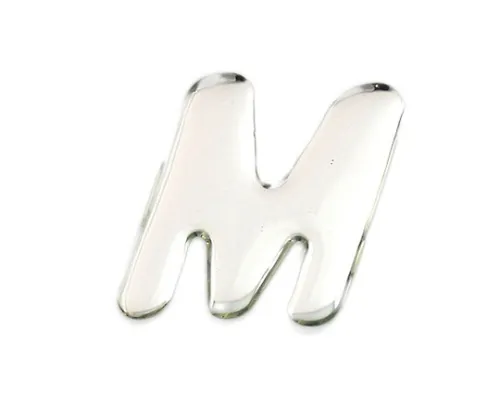 61-7427-87 银色金属字符M 35 mm x 1 mm SM35-M