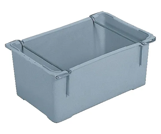 67-6588-44　Medium-sized Container (Container D) Light Gray with Handle　20260101GL802