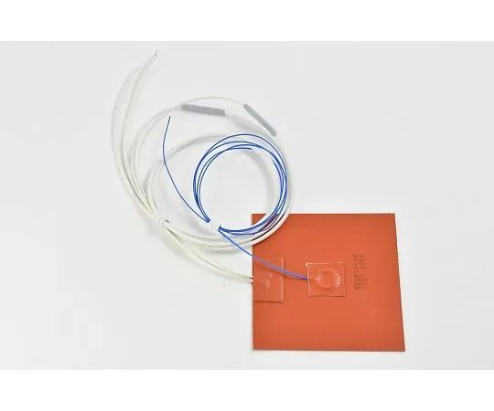 64-3422-91　硅橡胶加热器[热电偶3m,引线延长线3m] 100V 125 W 125mm x 125mm　SR100-125-125-125-K3