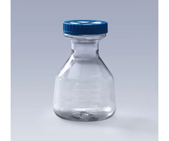 65-9407-37　Sterile Large Volume Erlenmeyer Flask 3 L PC Bent Cap 1 x 12 Pack　CELCUFG043003S