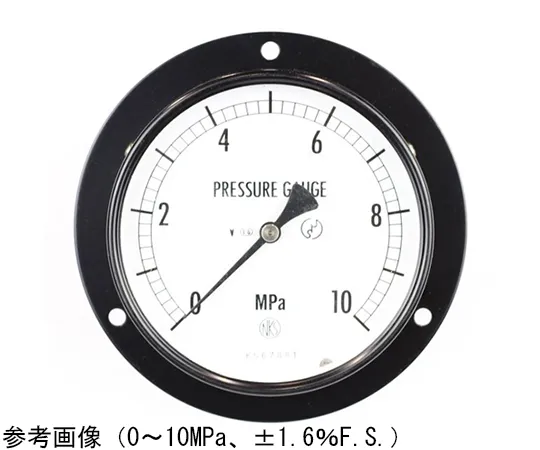 65-4282-48-20 Normal Pressure Gauge (Φ100) Embedded D Frame (Mounting Hole) with 1.5 MPa Inspection Certificate for Vibration Resistance AE15-241