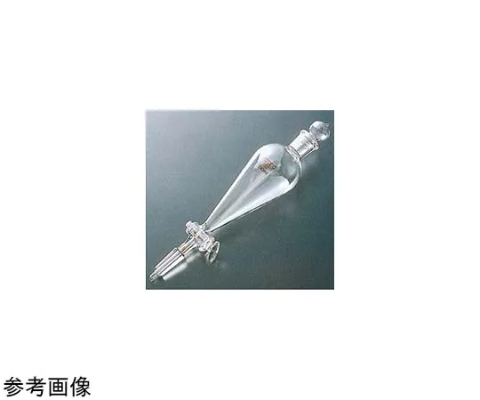 65-6843-51　Transparent Sliding Separatory Funnel  50 mL G Cock Bottom TS19/38　2108-01