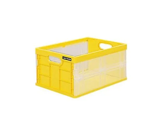 68-1816-58　［Discontinued］350x250x170mm/11.8 L Foldable Yellow Container　EA506AJ-3
