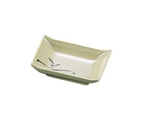 61-6834-20　Melamine Japanese Crockery Oribe Square Nozomi Bowl OB-41　2436300