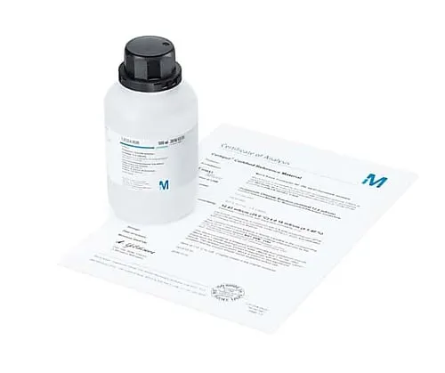 61-0289-54　氯化钾溶液 (标称12.8 Ms/Cm) 电导率测量参照溶液， NIST和PTB可追踪 (C=0.1mol/L) Certipur (R) 101254 500mL　1.01254.0500