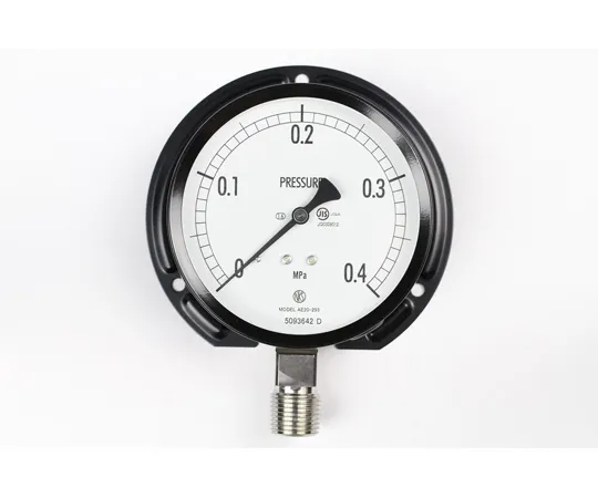 65-4289-50-20　Normal Pressure Gauge (Φ100) Vertical B Frame with 0.4 MPa with Inspection Certificate　AE20-293
