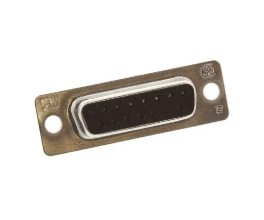 63-4825-18　TE Connectivity AMPLIMITEHD-20系列面板安装，15 PinD-sub连接器插座，外壳尺寸A　5-747909-2