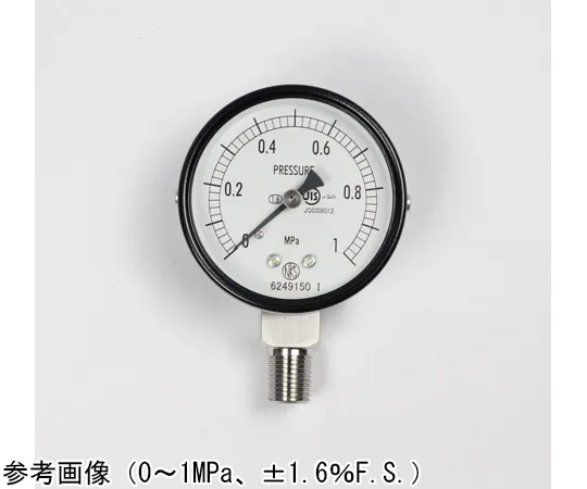 65-4269-89　Normal Pressure Gauge (Φ60) Vertical A Frame 0.16 MPa　AA10-173
