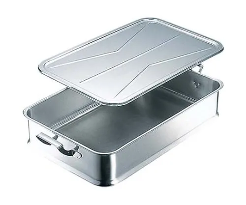 61-6557-79　Eco Clean 18-8 School Meal Tray with Handle　1768400