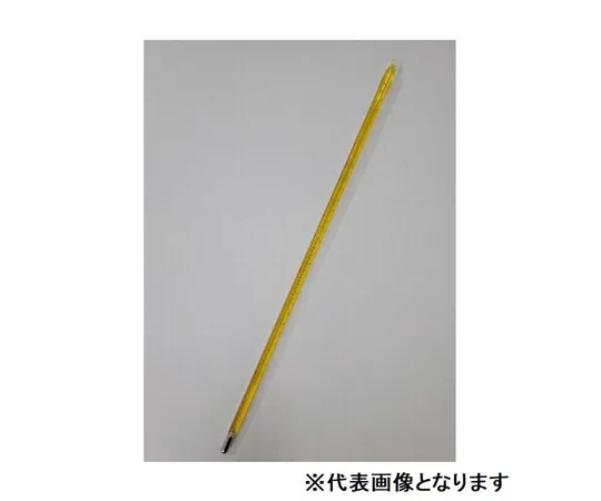 67-8073-54　Yellow Tube Bar Standard Thermometer No. 0 -50~0 (0.1) L300 General Calibration & Traceability Certificates　K-1150-ST3