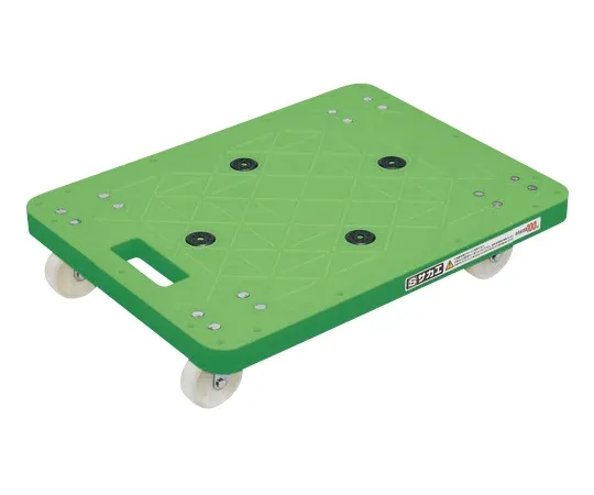 65-9550-52　Resin Carts SC Series Nylon 500 x 370 x 104 mm Flexible 2 Wheels, Fixed 2 Wheels　SC-400NKG