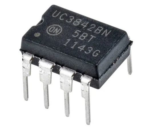 63-4843-16　安森美半导体UC3842BNG, PWM电流模式控制器，1A, 500 kHz 8针PDIP　UC3842BNG