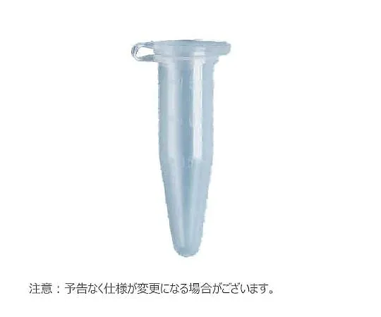 65-3776-94　Micro Tube Snap Cap 1.5 ml with Scale 1 Set (500 Pieces x 10 Pieces)　3448