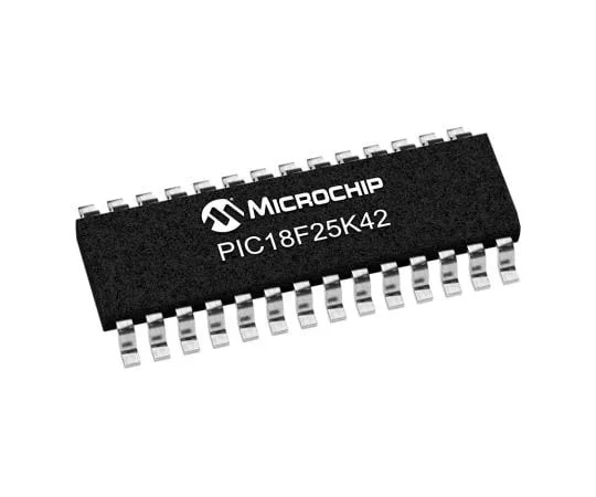 63-4692-01　单片机PIC18F25K42-I/SS,8位8位CPU单片机，64MHz, 32 kB闪存，28针SSOP　PIC18F25K42-I/SS
