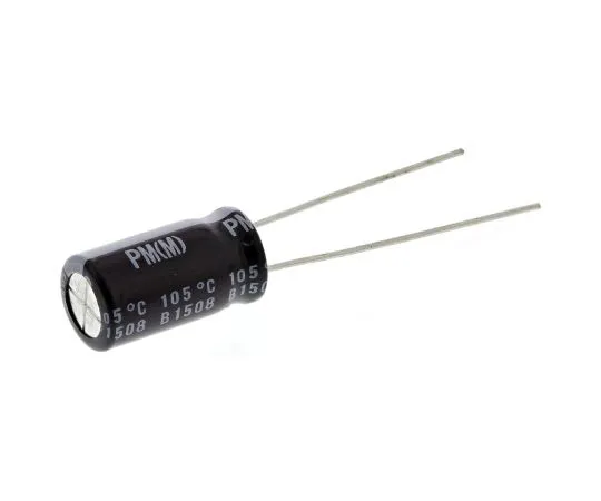 63-4847-94　尼希康220μF25V直流铝电解电容器，通过8孔 (Dia。)x 15 mm+105°8 mm 3.5 mm　UPM1E221MPD