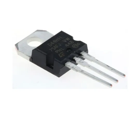 63-4820-56　意法半导体D44H11NPN晶体管，20 A, 80 V, 3针TO-220　D44H11