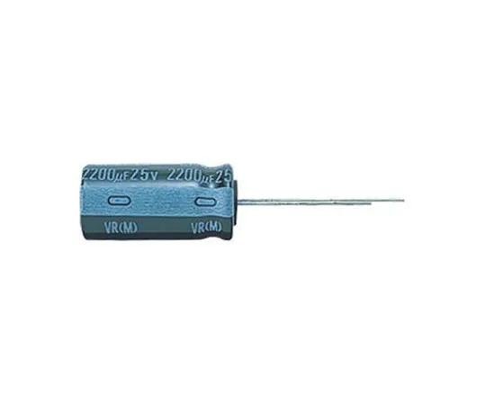 63-4847-71　尼希康10μF100V直流铝电解电容器，通孔6.3 (Dia。)x 11 mm+85°6.3 mm 2.5 mm　UVR2A100MED
