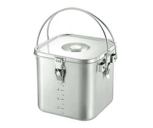61-8503-67　19-0IH Compatible Stacking Square School Lunch Container 18 cm　57418