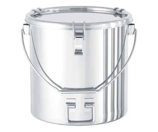 62-8611-01　Suspension Type Stainless Steel Sealed Container with Lower Folding Handle (Clip Type) 4L　CTBDF-18