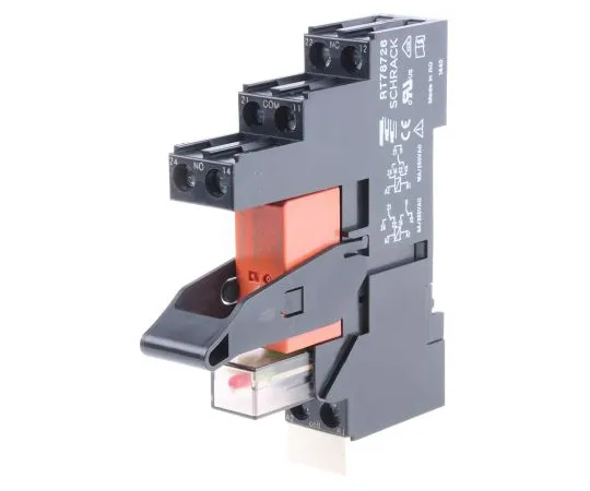63-4831-65　TEConnectivityRT系列24VdcDIN轨道接口继电器模块，SPDT　RT3S4LC4 4-1415073-1