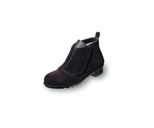 64-6540-49 Heat Resistant Medium Shoes (Velcro) Black 23.5 cm B212